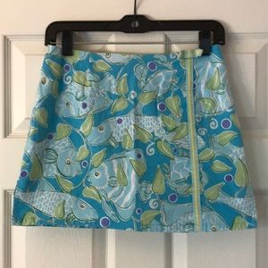 Lilly Pulitzer Fish Print Skort